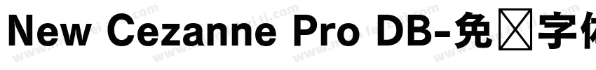 New Cezanne Pro DB字体转换